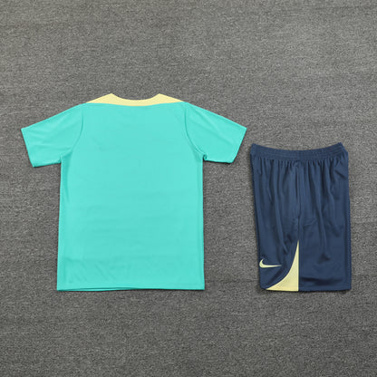 Club America Shorts Set-Blue and Grey