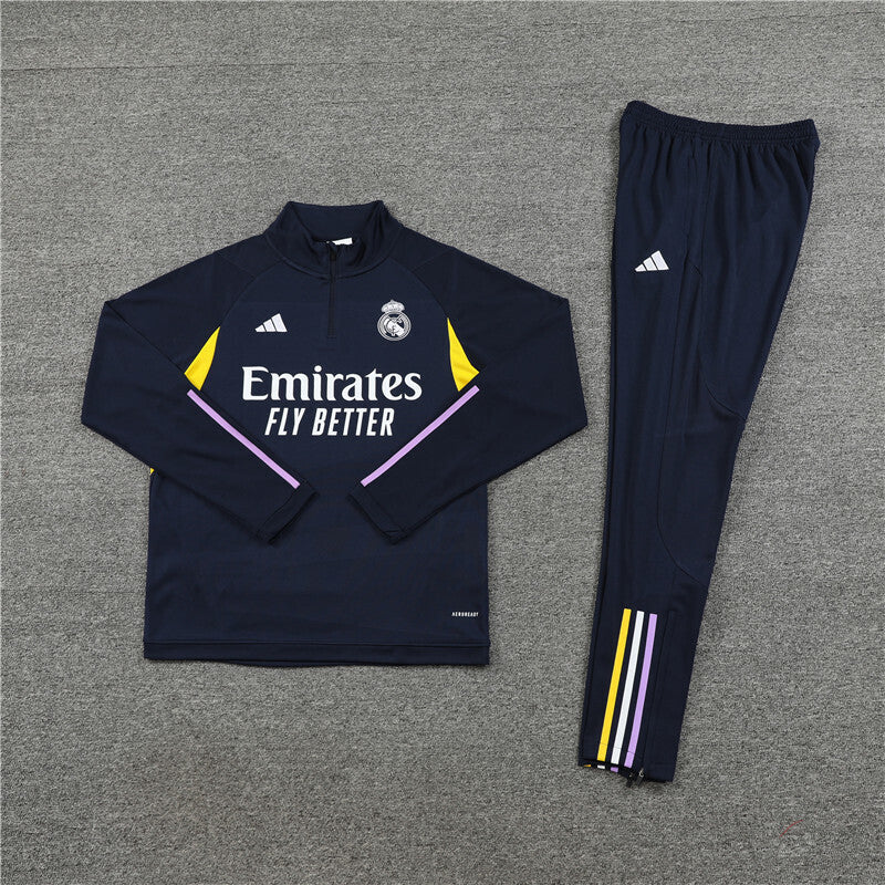 Real Madrid Tracksuit-Black