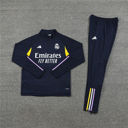 Real Madrid Tracksuit-Black