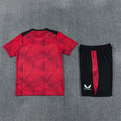Castore Feyenoord Shorts Set-Red and Black