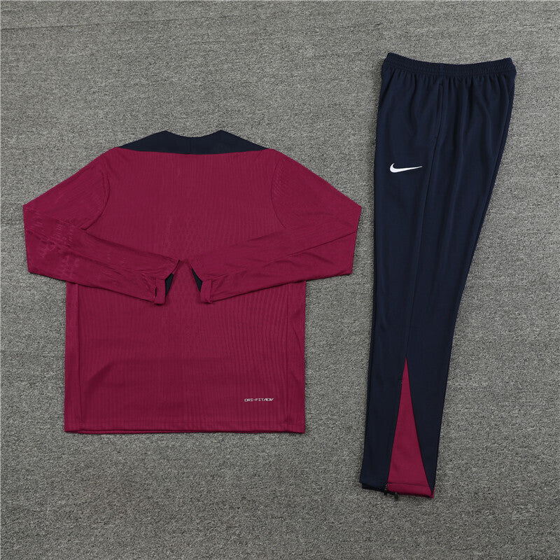 England Tracksuit-Maroon and Black