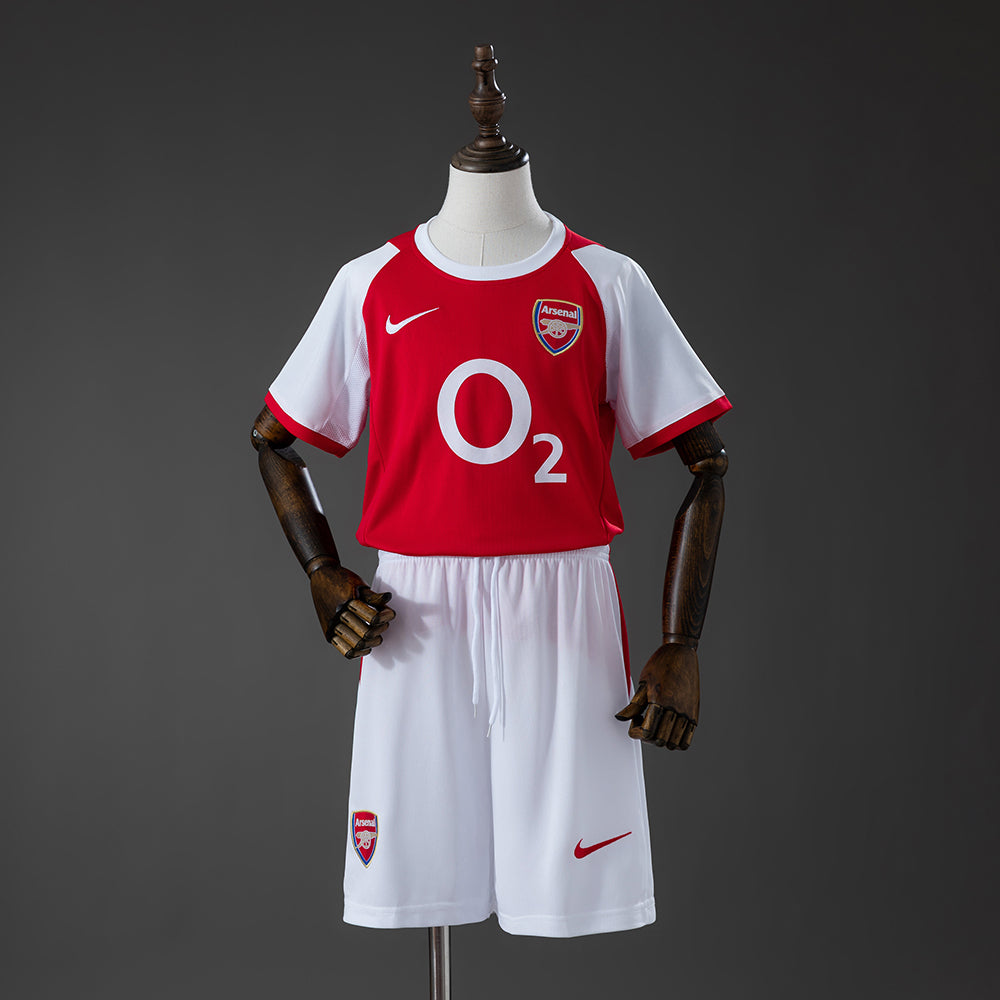 Arsenal 02/04 Home Retro Kids Kit
