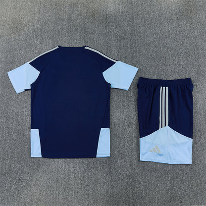 Ajax Shorts Set-Navy Blue and Light Blue