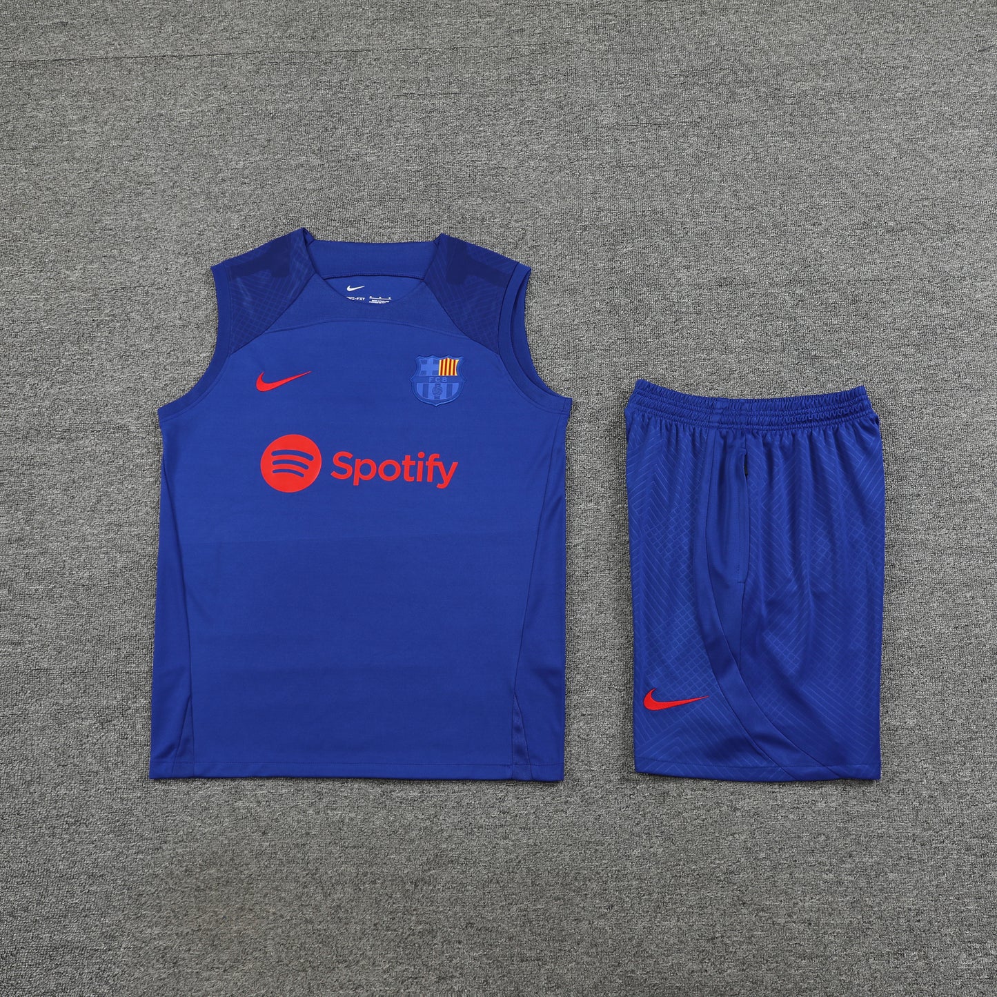 Barcelona Vest Set-Dark Blue