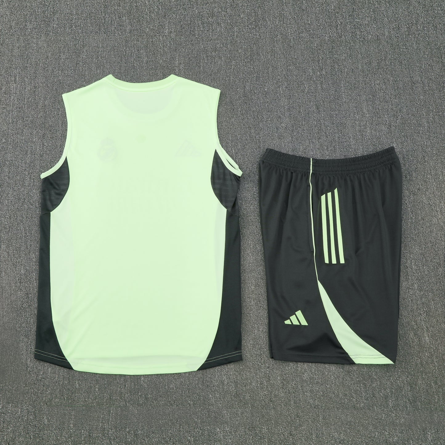 Real Madrid Vest Set-Light Green and Dark Grey