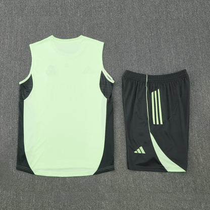 Real Madrid Vest Set-Light Green and Dark Grey