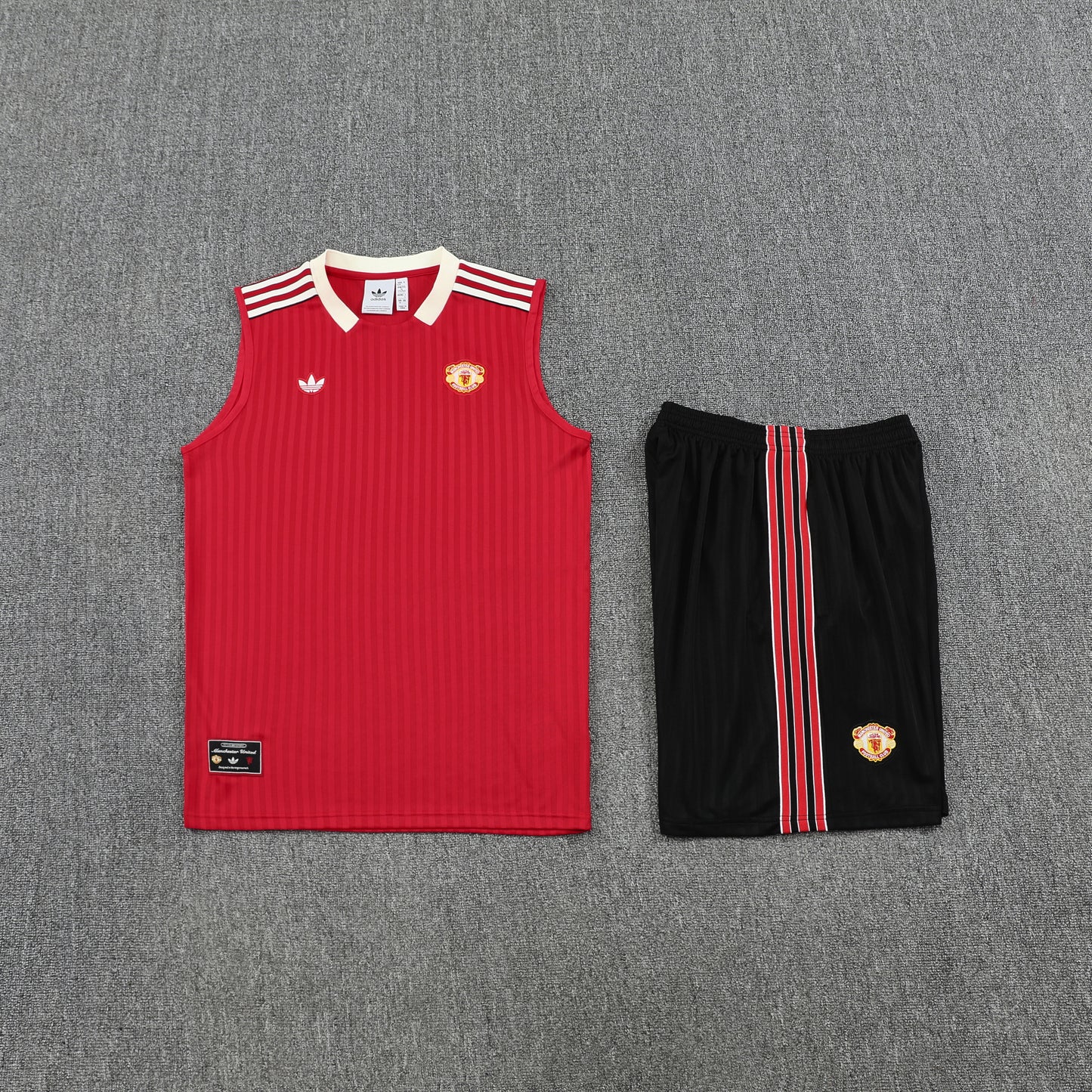 Manchester United Vest Set-Red and Black