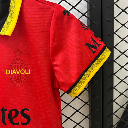 25/26 kids AC Milan Co-Branded Edition Jersey