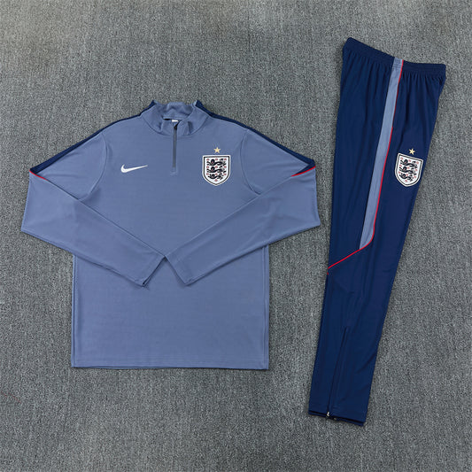 England Tracksuit-Grey and Navy Blue