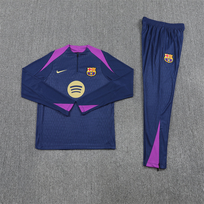 Barcelona Tracksuit-Navy Blue and Purple