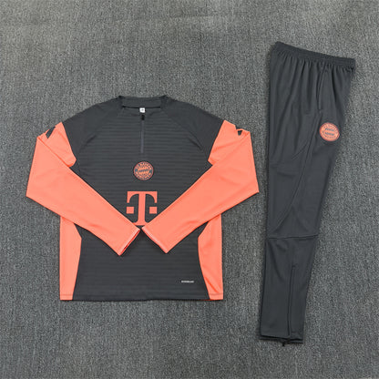 FC Bayern Munich Tracksuit-Dark Grey and Orange