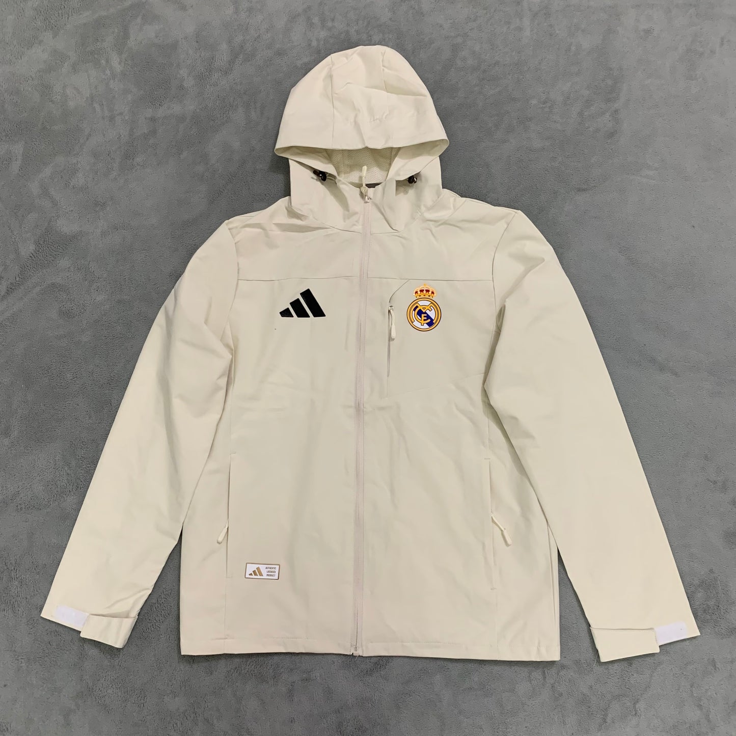 Real Madrid Windbreaker - Off White
