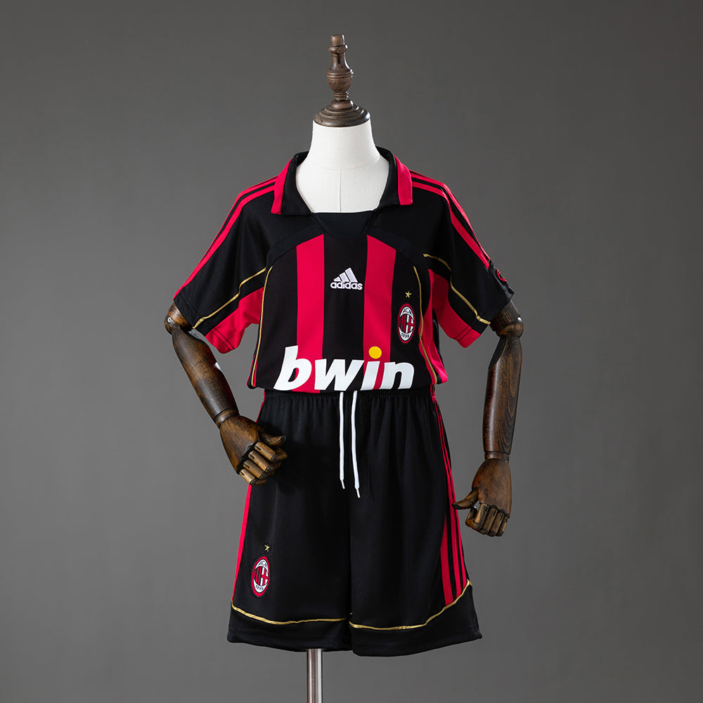AC Milan 06/07 Home Retro Kids Kit