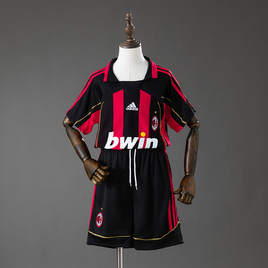 AC Milan 06/07 Home Retro Kids Kit