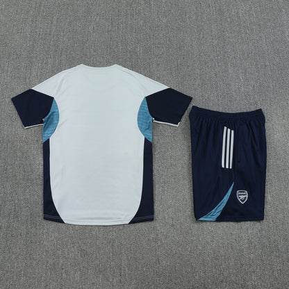 Arsenal Shorts Set-Grey and Navy Blue