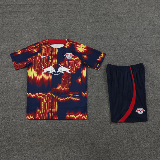 RB Leipzig Shorts Set-Orange and Black