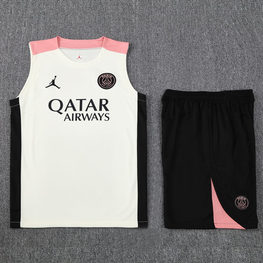 PSG Vest Set-Off White and Black