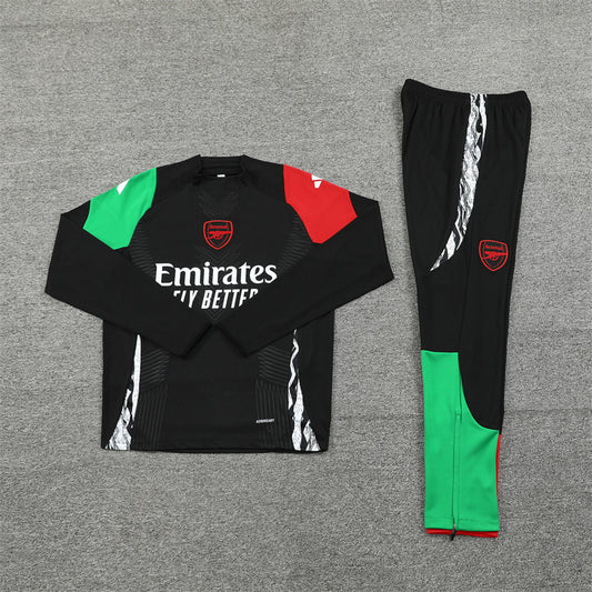 Arsenal Tracksuit-Red, Green and Black