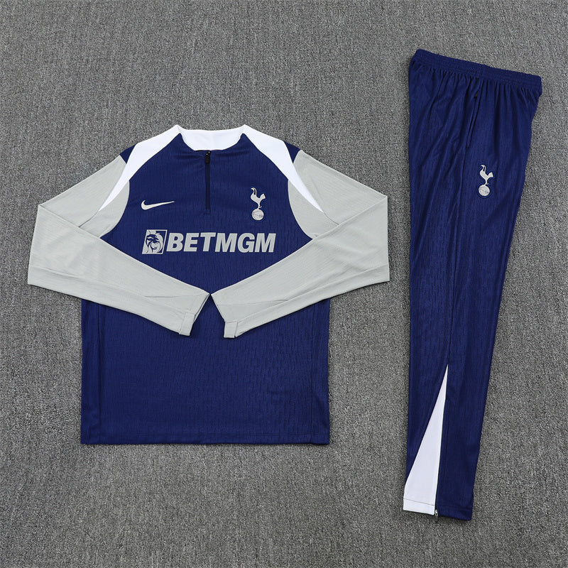 Tottenham Tracksuit-Navy Blue and Grey