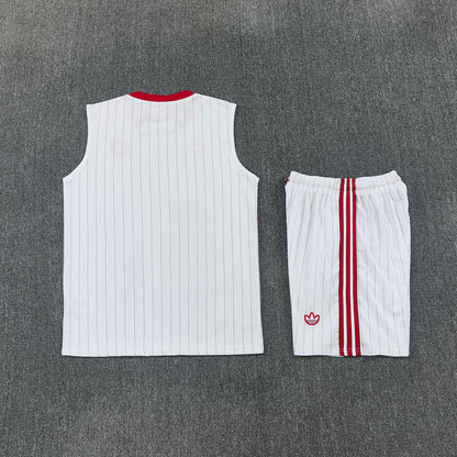 Manchester United Vest Set-White