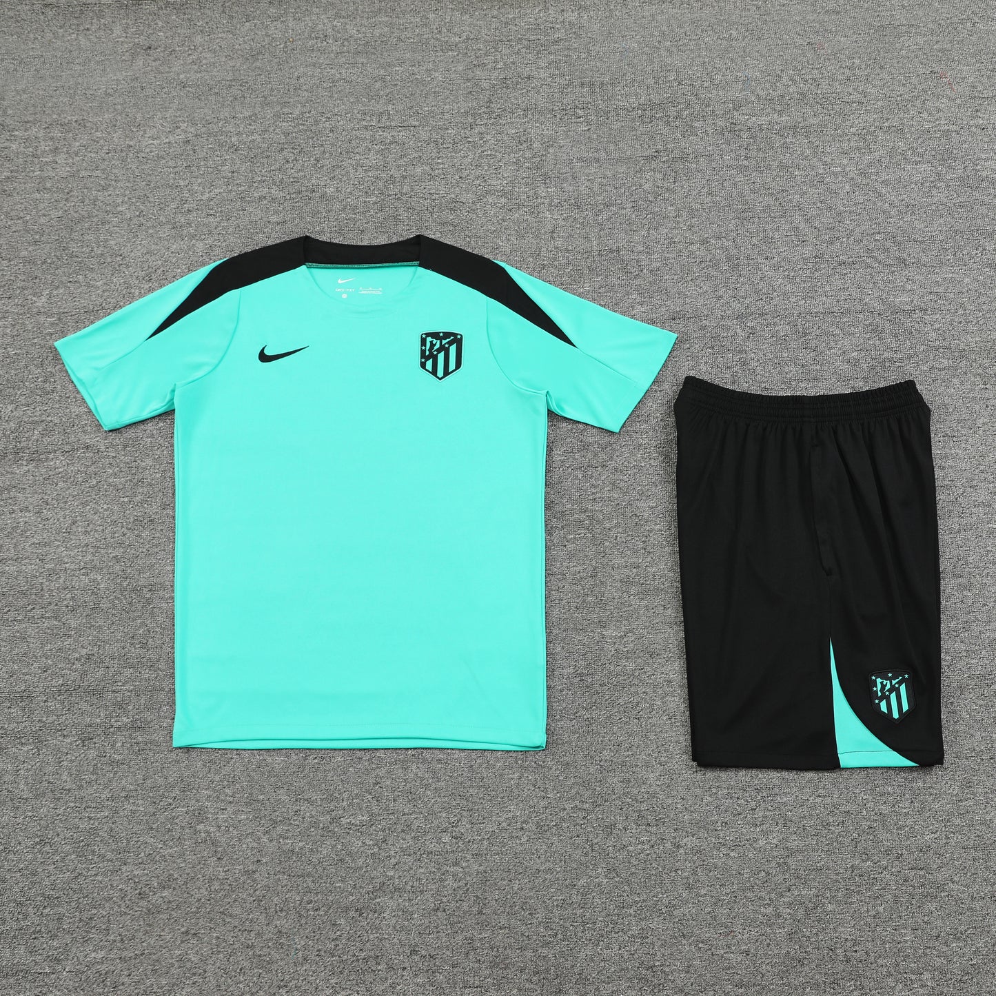 Atletico Madrid Shorts Set-Green and Black