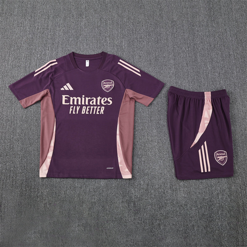 Arsenal Shorts Set-Purple and Pink