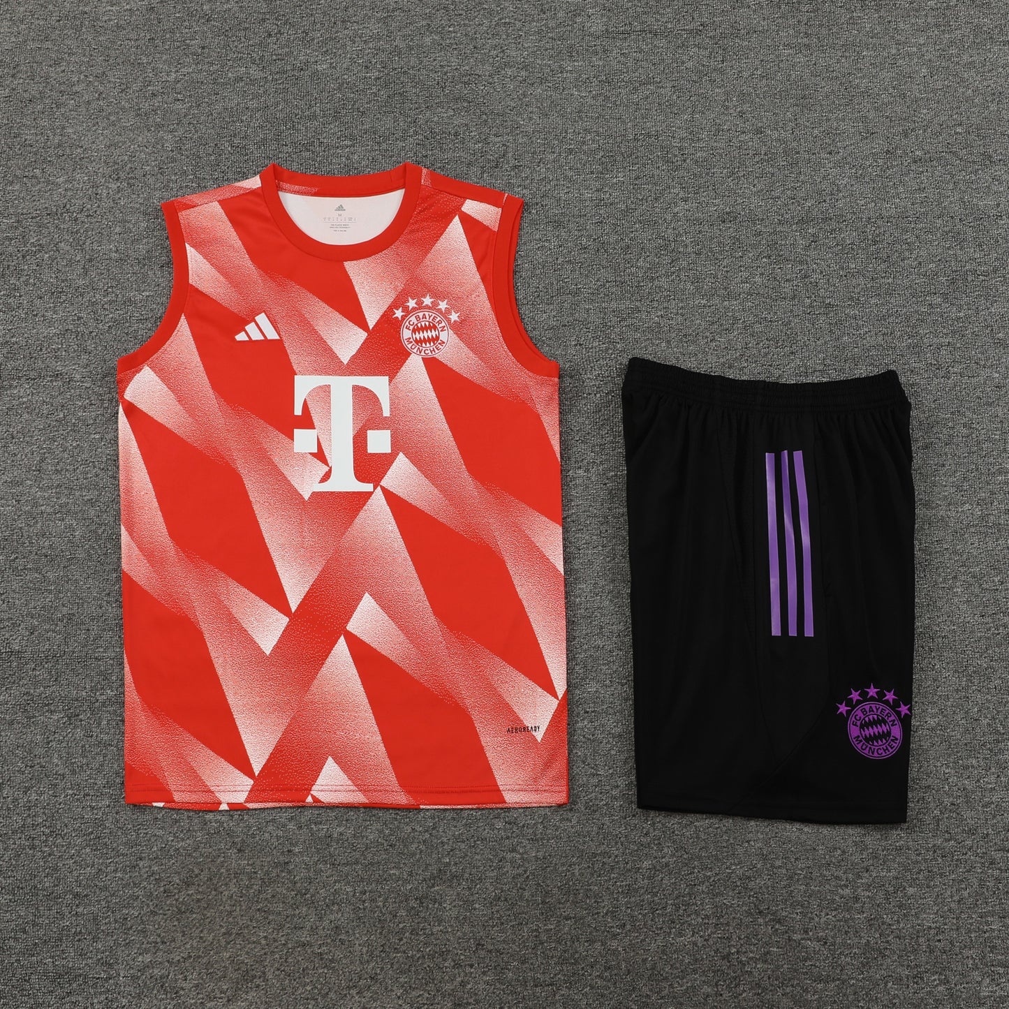 FC Bayern Munich Vest Set-Red and Black