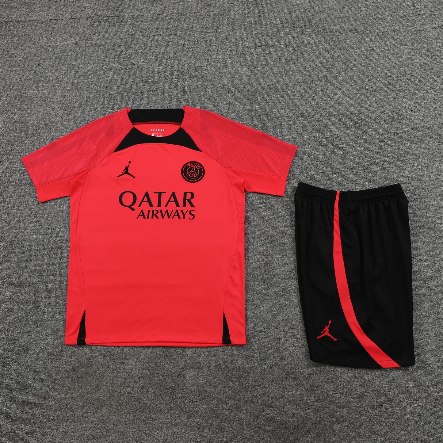 PSG Shorts Set-Red and Black