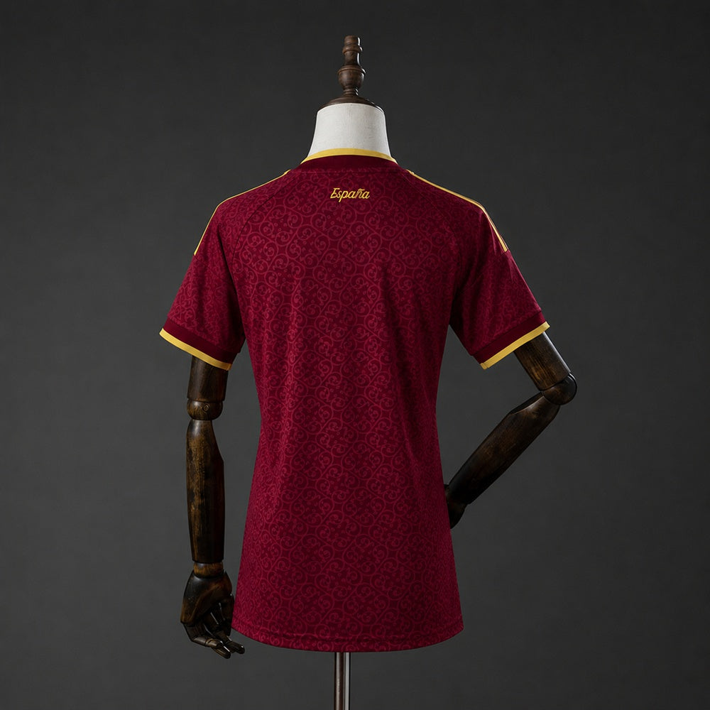 Spain 2026 2 Stars Special Edition Womens Jersey - Maroon