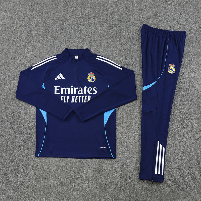 Real Madrid Tracksuit-Navy Blue