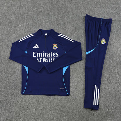 Real Madrid Tracksuit-Navy Blue