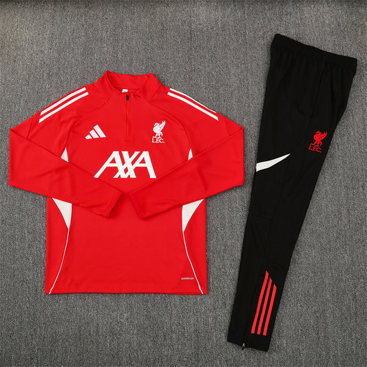 Liverpool Tracksuit-Red and Black