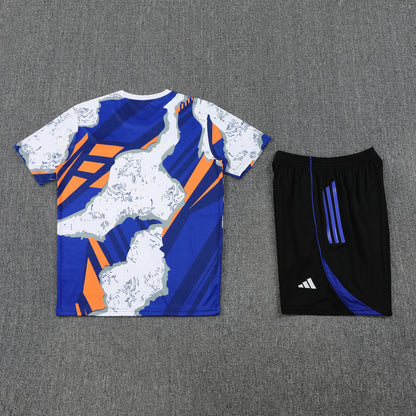 Real Madrid Shorts Set-White, Blue and Black