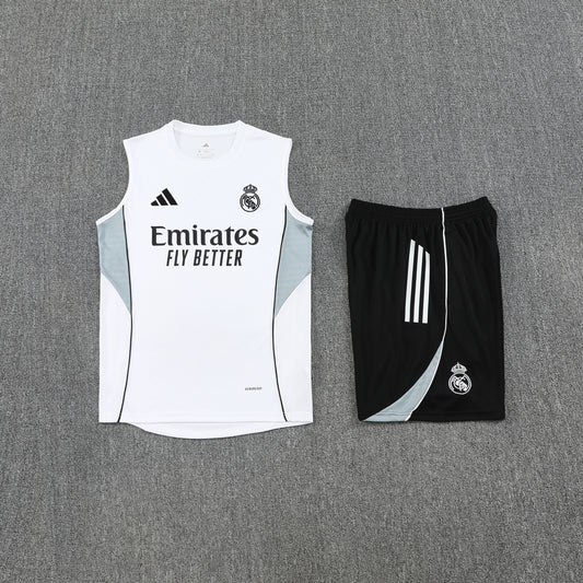 Real Madrid Vest Set-White and Black