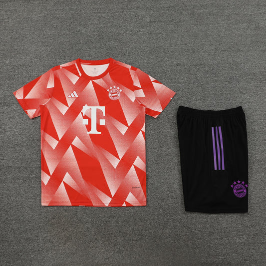 FC Bayern Munich Shorts Set-Red and Black