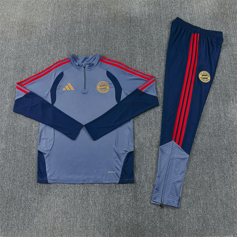 FC Bayern Munich Tracksuit-Frey and Navy Blue