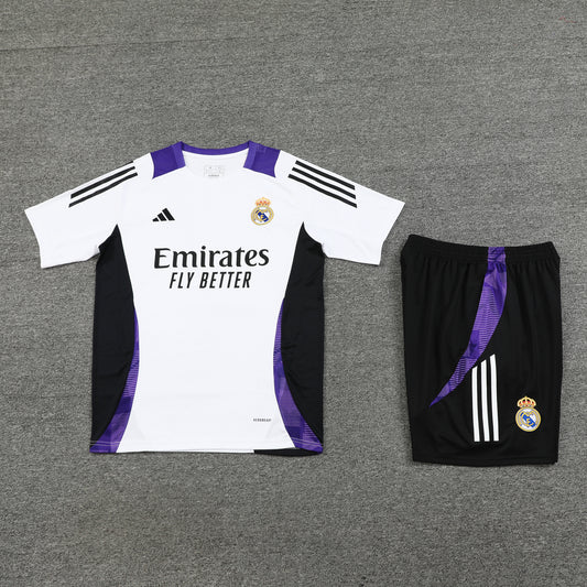 Real Madrid Shorts Set-White and Black