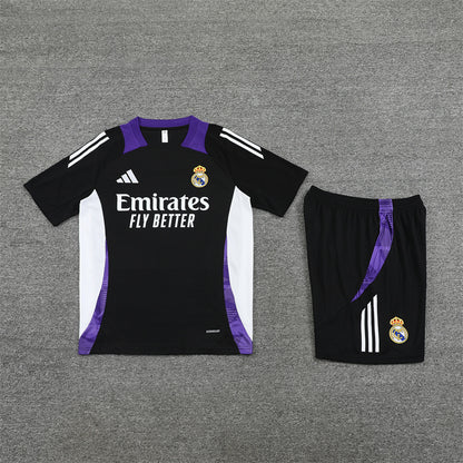 Real Madrid Shorts Set-White, Purple and Black