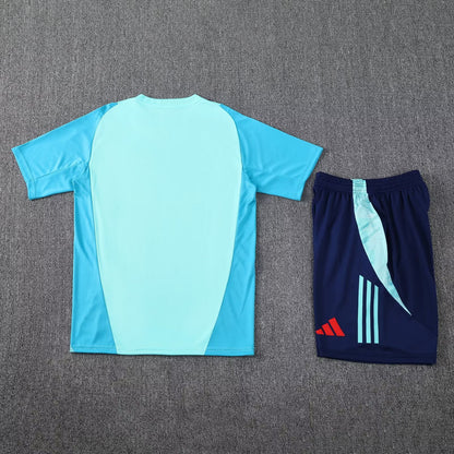Flamengo Shorts Set-Blue and Dark Blue