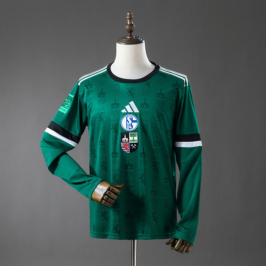 Schalke 04 25/26 Commemorative Edition - Green Long-Sleeve Jersey