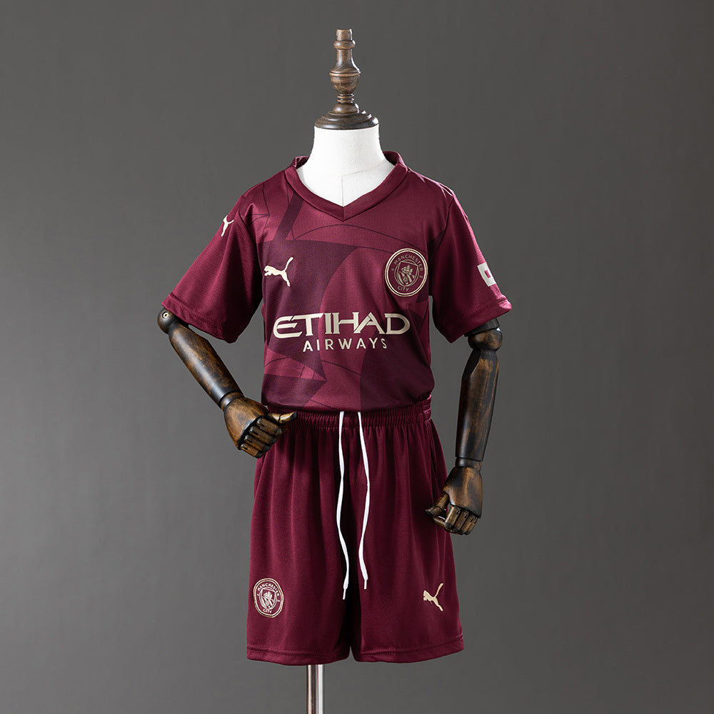 24/25 kids Manchester city third away
