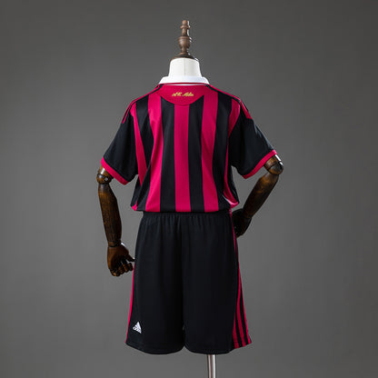 AC Milan 09/10 Home Retro Kids Kit