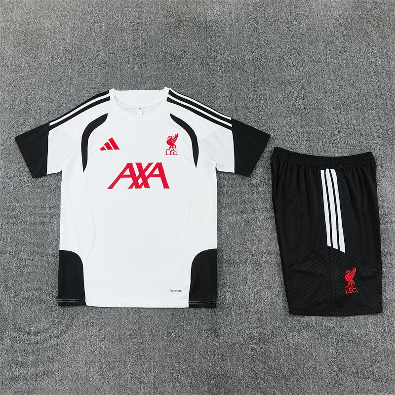 Liverpool Shorts Set-White and Black