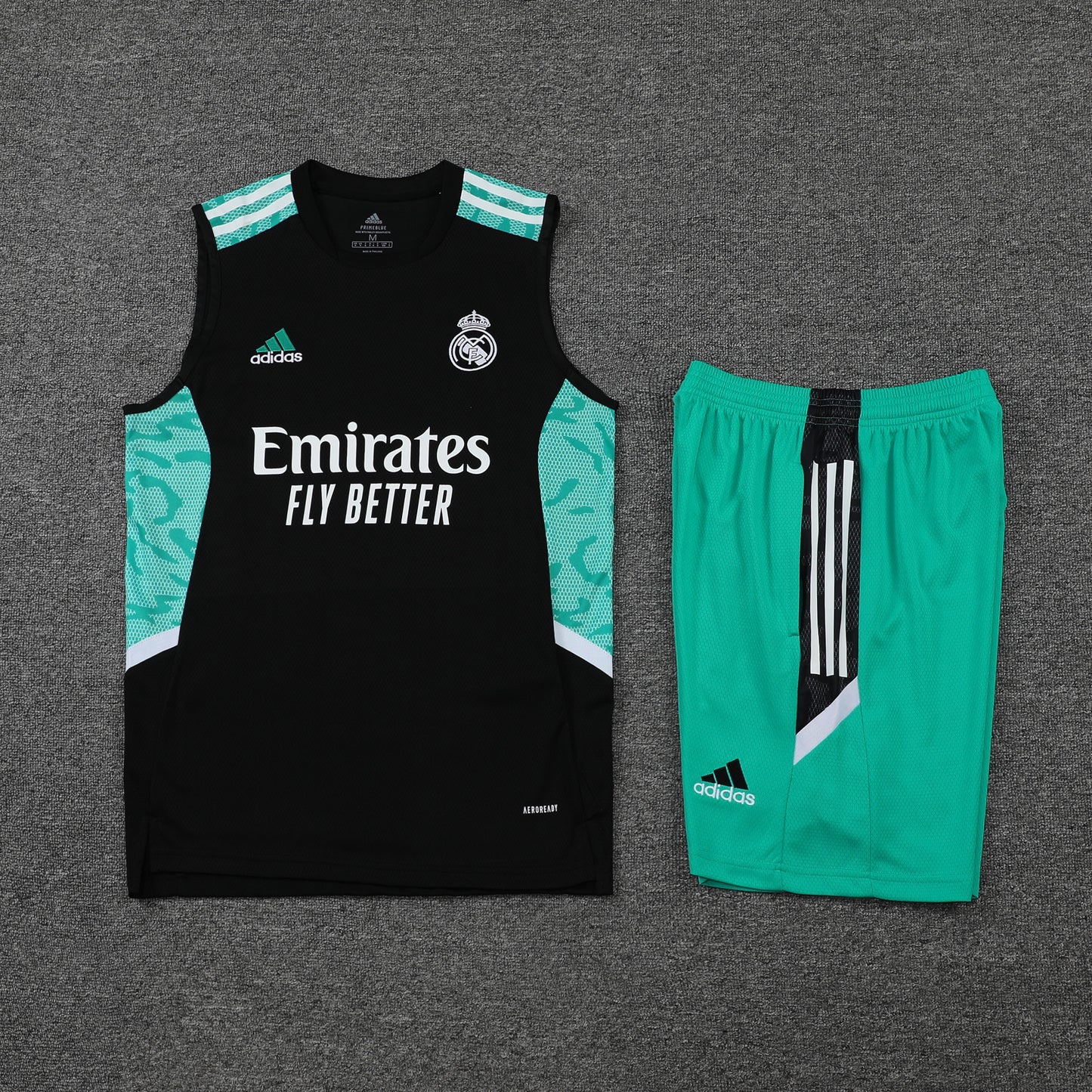 Real Madrid Vest Set-Black and Green