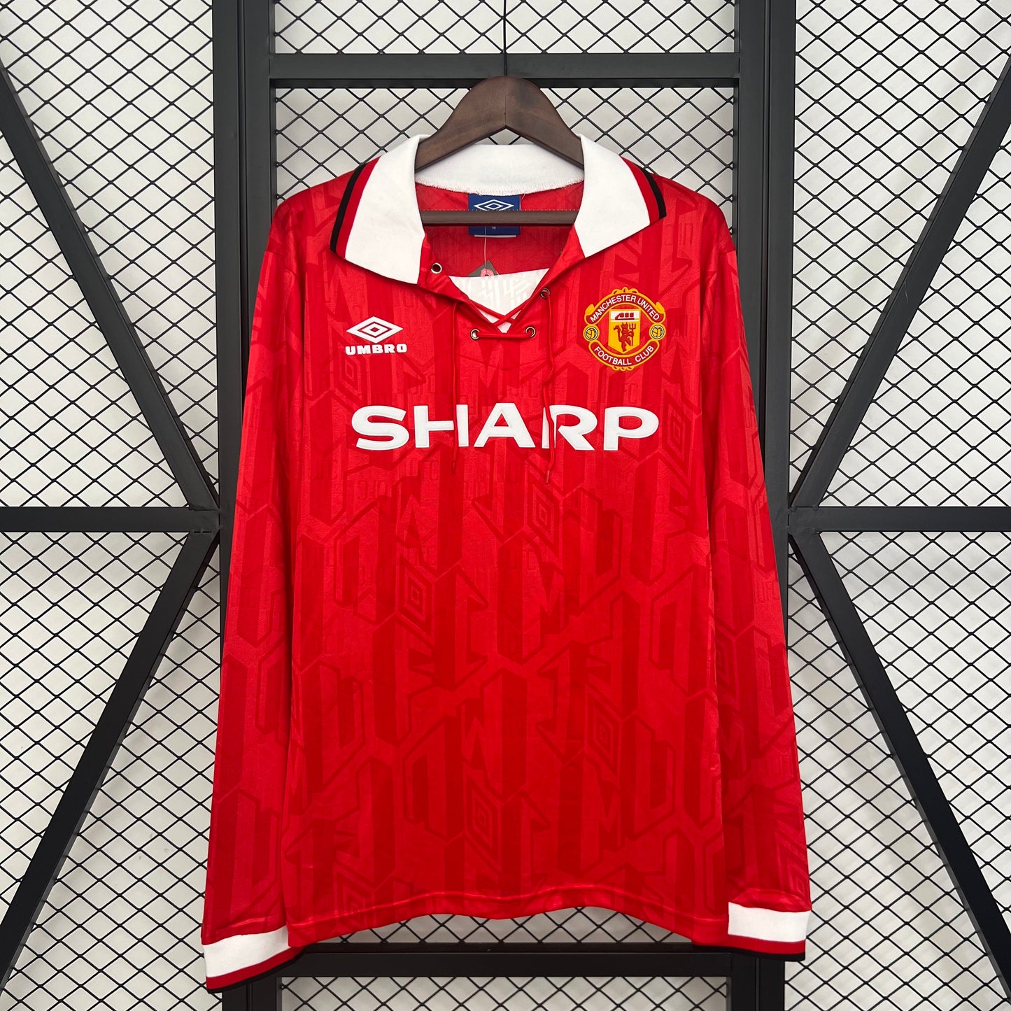 Retro Long Sleeve Manchester United  92/94 Home
