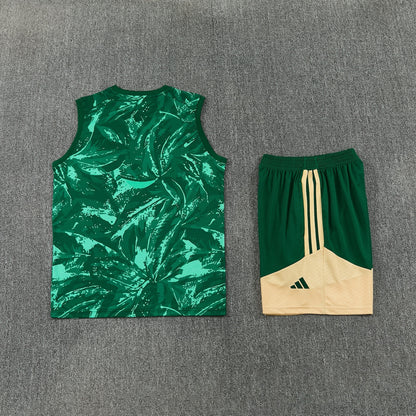 Real Madrid Vest Set-Dark Green and Cream