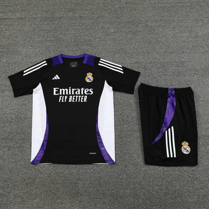 Real Madrid Shorts Set-Black and White