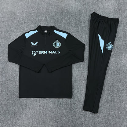 Castore Feyenoord Tracksuit-Black and Blue