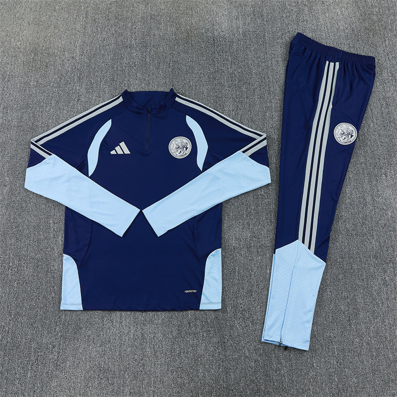 Ajax Tracksuit-Navy Blue and Light Blue