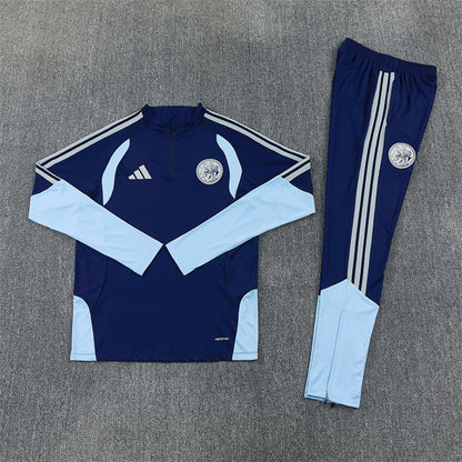 Ajax Tracksuit-Navy Blue and Light Blue